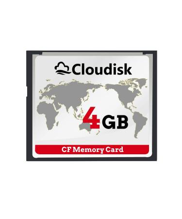 Cloudisk Compact Flash CF Card Memory Cards High Speed CompactFlash Reader Camera Card for DSLR (4GB)