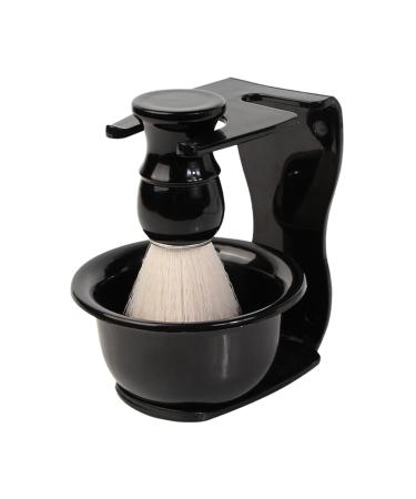 harayaa 3x Men's Shaving Beard Brush Shaving Soap Bowl with Storage Rack