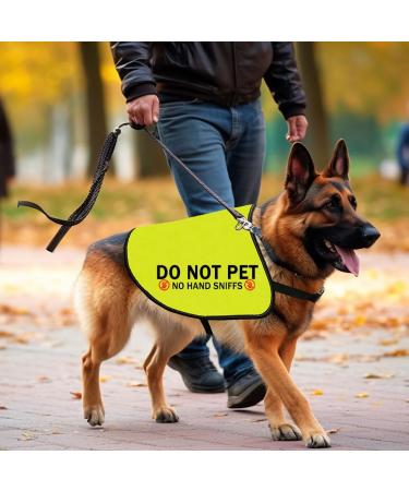 Do Not Pet No Hand Sniffs Dog Jacket Vest Nervous Anxious Dog Slogan Warning Vest (NO HAND SNIFFS Medium) NO HAND SNIFFS M EU - Buy Online on SooperMarket.com