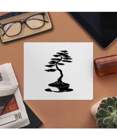 Bonsai Tree Microfiber Lens Cleaning Cloths (2 Pack) - Perfect for Eyeglasses & Screens | International Shipping Available - Buy Online on SooperMarket.com