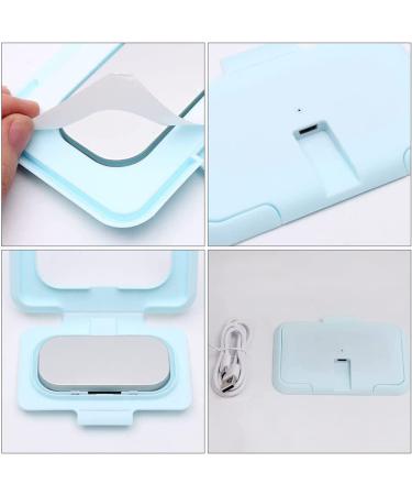 LITM Baby Wipe Warmer: Portable USB Wet Wipes Dispenser - Quick 10 Mins Top Heater (Blue) - Buy Online on SooperMarket.com