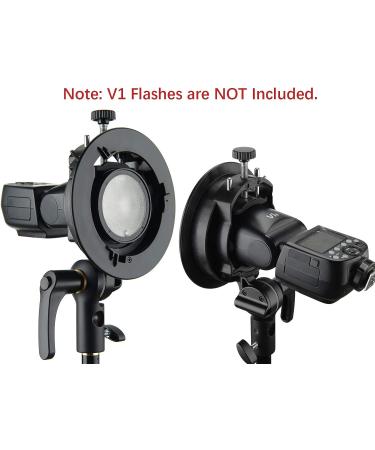 Godox S2 Speedlite S-Type Bracket - Bowens Mount Flash Holder for V1, AD200Pro, AD400Pro & More - Tiltable Design with Umbrella Mount - Buy Online on SooperMarket.com