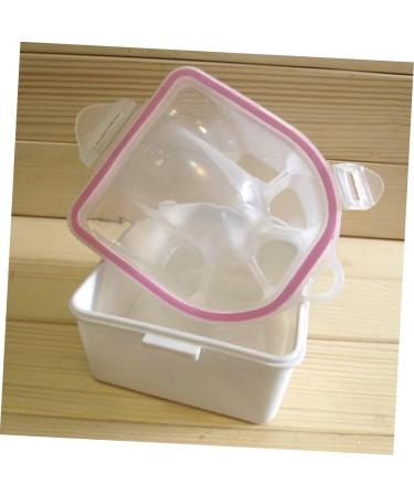 minkissy Tratamiento Para U as Nail Art Tool Nail Stuff Tools Nails Gel Polish Remover Bowl Nails Soaking Remover Bowl Manicure Bowl Soak Nail Soak Bowl Double Layer Manicure Tools - Buy Online on SooperMarket.com
