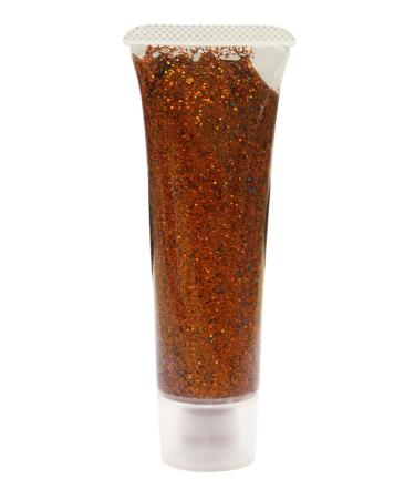 Eulenspiegel - Glitter Gel Body Glitter Body Glitter Make-up Carnival Festival Orange-Jewel 18 ml (1 pack)