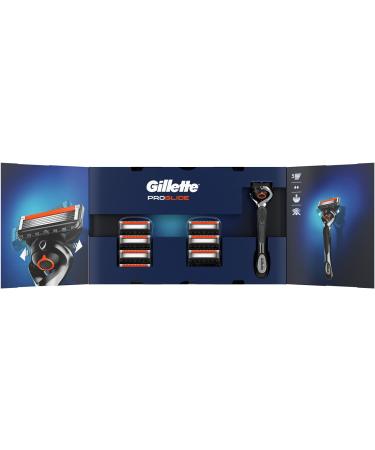Gillette ProGlide Wet Razor for Men | 5-Blade Razor + 7 Replacement Blades | Perfect Gift for Him - Buy Online on SooperMarket.com