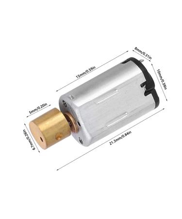 3Pcs 1000RPM Vibration Motor 1.5V -6V Brass Eccentric Wheel Vibration Motor for Beauty Instrument - Buy Online on SooperMarket.com
