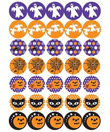 35 x Pre Cut Halloween Cake Cupcake Toppers/Decorations Edible Wafer Paper
