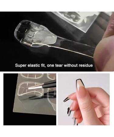 360 PCS Double-Sided Transparent Nail Glue Stickers - Adhesive Pads & Jelly Gel Tape for DIY Manicure Decoration - Buy Online on SooperMarket.com