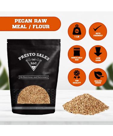 Pecan Raw Meal/Flour 1 lb. by Presto Sales LLC - Vegan  Healthy  Delicious  USA-Made - Buy Online on SooperMarket.com