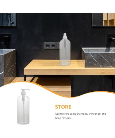 FRCOLOR 3pcs Lotion Press Bottle Pump Shampoo Bottle Empty Pump Dispenser Shampoo Bottles Refillable Portable Liquid Dispenser Refillable Liquid Soap Bottle Pet Blank White Travel - Buy Online on SooperMarket.com