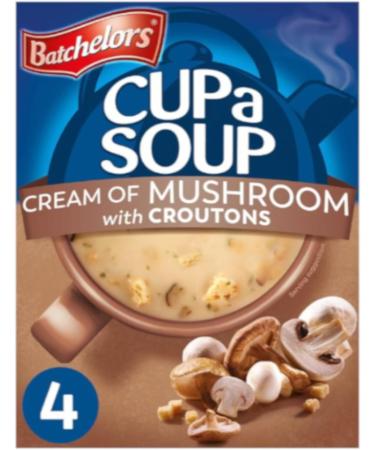 Cuppa Soup Variety Bundle - 4 Delicious Flavours - with Batchelors Cup a Soup Beef & Tomato Chicken & Leek Broccoli & Cauliflower and Mushroom - 16 Sachets in Total - Ready in Minutes - Buy Online on SooperMarket.com