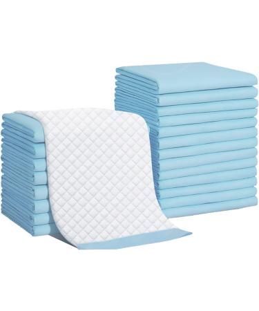 50 Count Dog Pee Pads Extra Large 23.6 x35.4 Inches X-Large Training Puppy Pee Pads Super Absorbent & Leak-Proof XL Disposable Pet Piddle Pad and Potty Pads for Dogs Puppies Doggie - Blue