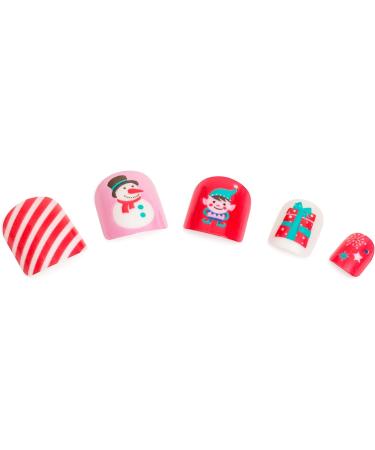 Christmas Children's Press-On Nails - Kids - 24 press-on - Festive Nails - Buy Online on SooperMarket.com