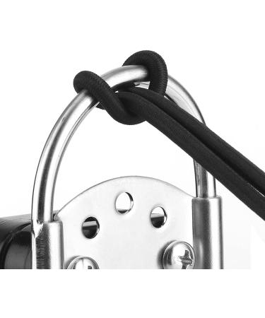 GOTOTOP Stainless Steel Horseshoe Lifebuoy Holder - Marine Yacht Boat Bracket for Swimming Ring & Ship Buoy - 4.5 x 6.3in - Buy Online on SooperMarket.com