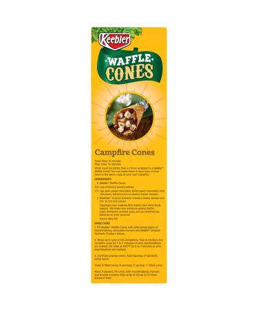 Keebler Waffle Ice Cream Cones 12 Count Box, 5 Ounce (Pack of 12) - Delicious Treats for Desserts and Snacks - Buy Online on SooperMarket.com