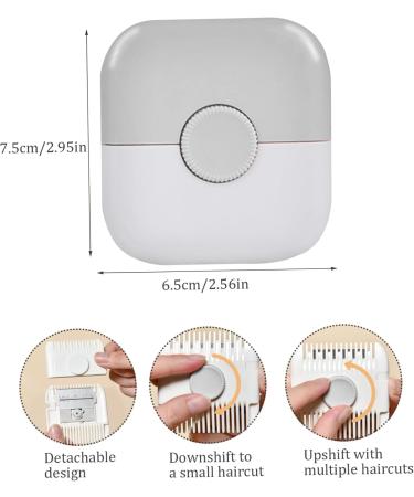 Split Ends Hair Trimmer for Women - 2 in 1 Mini Portable Hair Brush & Adjustable Stainless Steel Clipper - Dustproof & Cute Design - Buy Online on SooperMarket.com