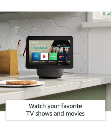 Echo Show 10 (3rd Gen) | HD smart display with motion and Alexa | Charcoal Charcoal Device Only - Buy Online on SooperMarket.com