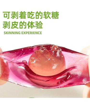 Fruit flavor can peel soft candy (200g/box) 50% fruit juice content wedding candies soft candy mango peach green soft candy Chinese candy snack gifts (4 flavors 3 boxes) 4 flavors 3 boxes - Buy Online on SooperMarket.com