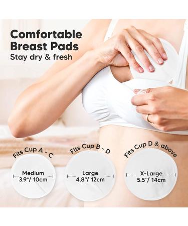 Buy KeaBabies Comfy Nursing Pads - Soft White, 14 Pack for Ultimate Comfort - Buy Online on SooperMarket.com