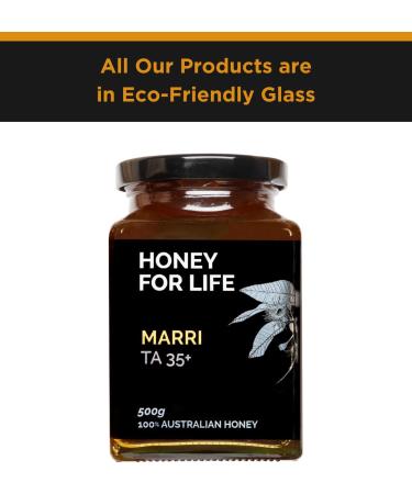 Marri TA35+ / MGO 1125+ Extremely Active Honey - Raw & Unpasteurised (500g) - Buy Online on SooperMarket.com