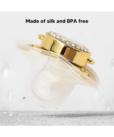 Shop Luxury Baby Pacifier - Little Prince Silicone Heart Clip for Infants | International Shipping - Buy Online on SooperMarket.com