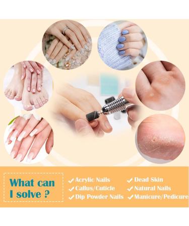 LICQIC 150Pcs Nail Sanding Bands 80#120#180# Grit 3 Colors with Nail Drill Bit - Manicure & Pedicure Care Tools - Buy Online on SooperMarket.com