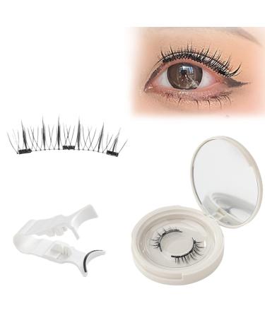 Elaracraft Magnetic Eyelashes Glowze Magnetic Eyelashes Double Sided Magnetic Eyelashes Elaracraft Magnetic Lashes Magnetic Eyelashes with Applicator(B10)
