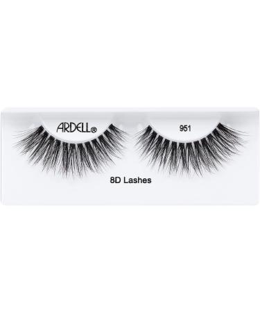Ardell False Eyelashes 8D 951 Black Maximum Volume Long Length Maximum Volume Long Length Soft Tapered Fibers Maximum Volume Invisiband Comfortable Wear- Vegan-Friendly Cruelty-Free Eyelashes 951 False Eyelashes - Buy Online on SooperMarket.com