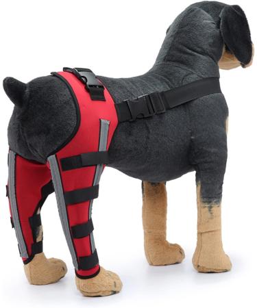 Knee Brace for Dogs ACL with Reflective Strips Knee Dislocation Arthritis Keeps The Joint Warm and Stable Extra Support Reduces Pain and Inflammation (XS) - Buy Online on SooperMarket.com
