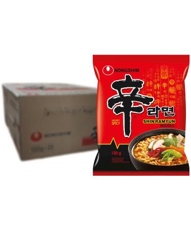 NONGSHIM - Instant Noodles Shin Ramyun - Multipack (20 X 120 GR) Instant Noodles Shin Ramyun Multipack