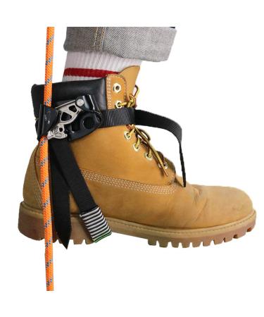 NewDoar Foot Ascender Riser Rock Climbing Mountaineering Equipment Climbing Device Left Black