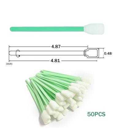 Buy 50 Reusable Foam Cleaning Cotton Swabs for Inkjet Printers & Cameras - Optimal Cleaning Sticks for Print Head & Optical Lens Care - Buy Online on SooperMarket.com