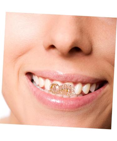 Healeved 3 Pcs Scorpion Single Braces Costume for Men Gold Tooth Photo Props Vampire Like Real 14k - Buy Online on SooperMarket.com