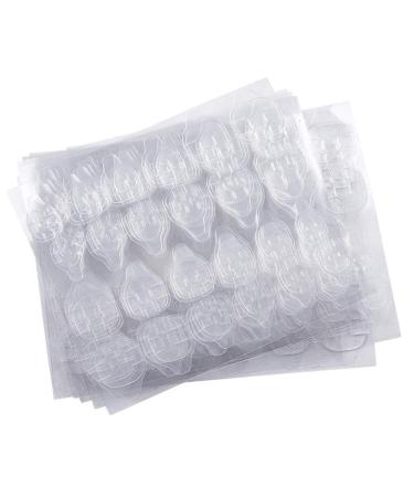 10 Sheets (240pcs) Double-Side Nail Adhesive Tabs Kalolary Nail Glue Stickers False Nail Jelly Gel Glue Tabs Nail Glue Transparent Flexible Adhesive Fake Nails Tab for Manicure 24 Count (Pack of 10)