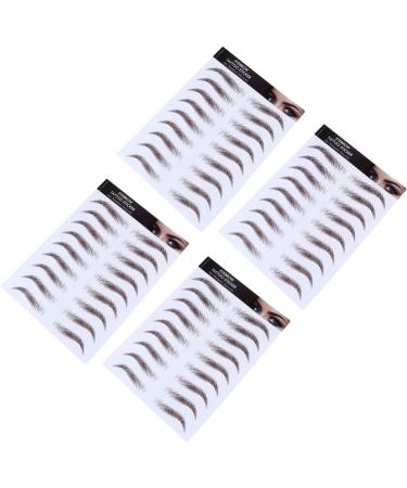 Beavorty 12 Pcs Eyebrow Stickers Tool Waterproof Makeup Imitation Eyebrow Make up Makeup Tools 4d - Buy Online on SooperMarket.com