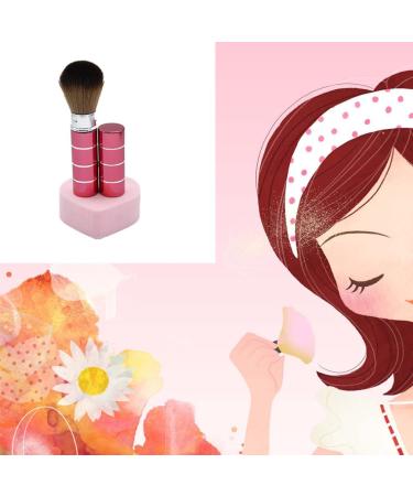 1PC Retractable Powder Brush Travel Nail Dust Brush Portable Face Blush Brush with Cover Red - Buy Online on SooperMarket.com