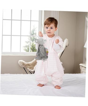 Healvian Baby Bunny Plush Teething Toy Blanket - Grey 34x32cm - Buy Online on SooperMarket.com