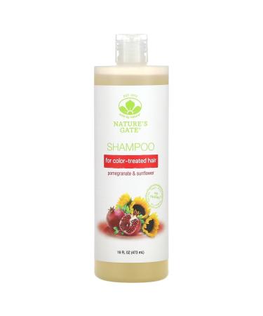 Nature's Gate Mild Pomegranate & Sunflower Shampoo for Color-Treated Hair 16 fl oz (473 ml)