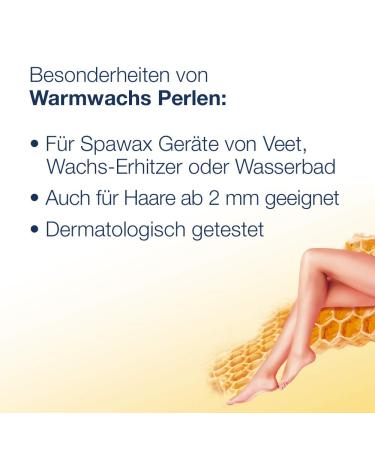 Warm Wax Pearls 6 Series with Beeswax - Long-Lasting Hair Removal Wax Beads (230g) for Wax Heater & Water Bath | Veet - Buy Online on SooperMarket.com