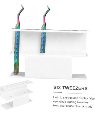 minkissy Display Stand Acrylic Monitor Stand Lash Extension Supplies Make up Kit Tweezer Holder Organizer Makeup Tweezer Holder Acrylic Stand Tweezer Stand Holder - Buy Online on SooperMarket.com