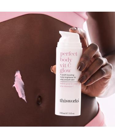 thisworks Perfect Body Vitamin C Glow Body Cream & Moisturizer 5 oz - Brightening & Hydrating Skincare for All Skin Types - International Shipping Available - Buy Online on SooperMarket.com