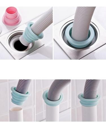 JZK 4X Plastic Deodorant sealing plug for kitchen drain pipe Washing Machine drain pipe seal Bathroom basin sink drain hose seal kitchen waste pipe seal ring - Buy Online on SooperMarket.com