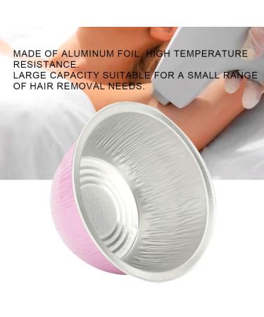 10-Piece Golden Aluminum Foil Shell Hair Removal Tool Set | Wax Bean Container for Beauty Care - Buy Online on SooperMarket.com