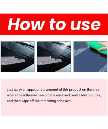 Multipurpose Adhesive Remover Glue Remover Spray Effortlessly Erase Adhesive Hassles & Car Stickers Adhesive Remover Spray for Label Sticker Residue Adhesive Remover Spray for Cars (1PC) - Buy Online on SooperMarket.com