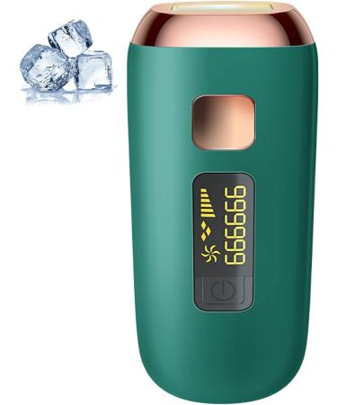 Laser Hair Removal for Women - Permanent Painless IPL Device with 999,999 Flashes, 5 Energy Levels, 2 Modes - Ideal for Face, Body, Bikini - Deep Green - Buy Online on SooperMarket.com