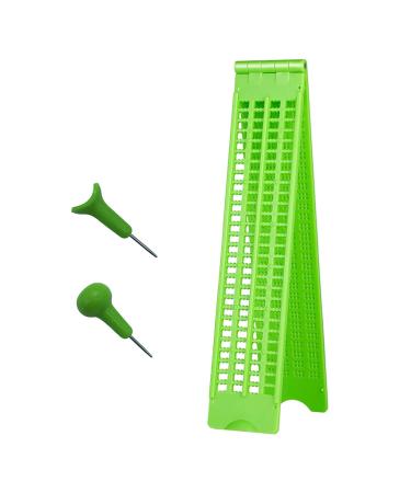 Saddgo 4 lines 28 cells braille slate and braille writing slate plastic braille slate slabs set braille slates and pen set set