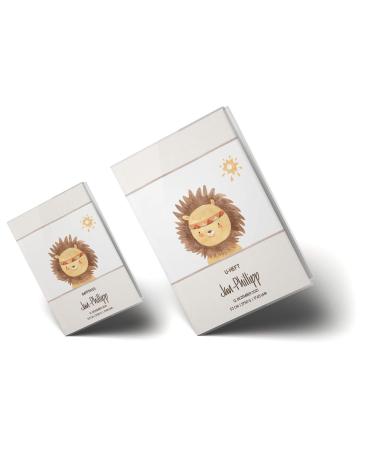 Personalized Lion U-Book & Vaccination Pass Cover Set - Baby Gift Protective Case for Birth Custom Name Indian Friends - Buy Online on SooperMarket.com