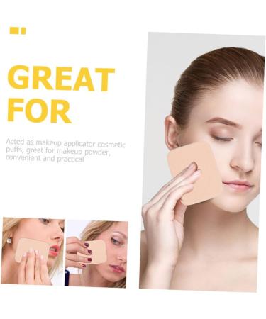 Mikinona 2 Sets Puff Makeup Sponge Wedges Cushion Foundation Puff Makeup Sponge Holder Powder Puffs for Women Beauty Sponge Women Products Concealer Sponge Square Girl Supplies - Buy Online on SooperMarket.com
