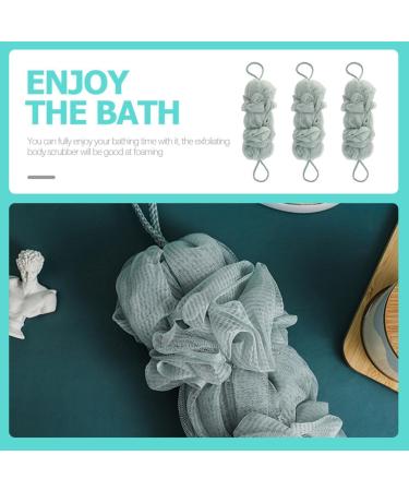 Buy Cabilock 6 pcs Exfoliating Body Scrubbers - Long Bath Ball & Back Washer for a Spa-Quality Shower Cleanse | International Shipping Available - Buy Online on SooperMarket.com