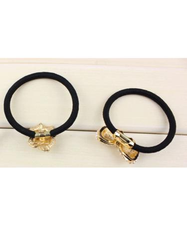 Cuhair Hair Scrunchies for Girls - 6 Pack Assorted Designs with Pearls & Crystals | International Shipping - Buy Online on SooperMarket.com